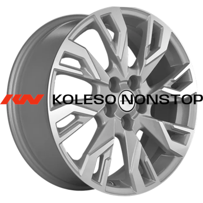 Khomen Wheels 7x18/5x112 ET43 D57,1 KHW1809 (Kodiaq/Tiguan) F-Silver-FP