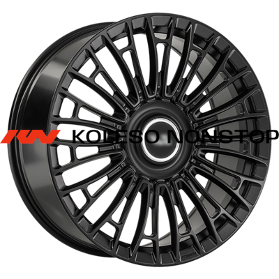 LS Forged 9x22/5x120 ET42 D62,6 LS FG25 BKS (конус, Колпак+лого)