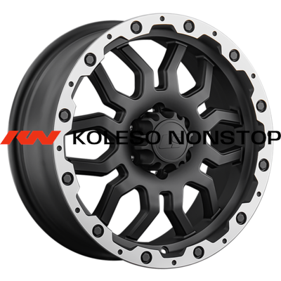 LS 7,5x17/6x114,3 ET40 D66,1 1285 MBL (конус, Колпак+лого)