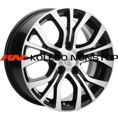 Khomen Wheels 6,5x16/5x110 ET40 D67,1 KHW1608 (Evolute I-Van) Black-FP