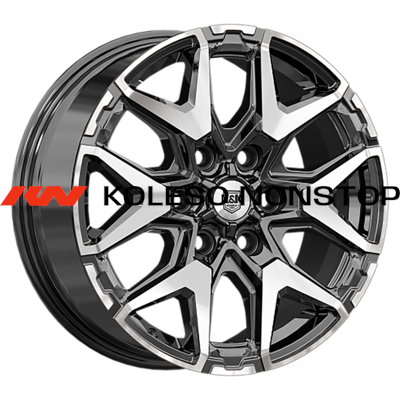 K&K 7,5x18/6x114,3 ET46 D67,1 Гангут (КС1176) Алмаз черный
