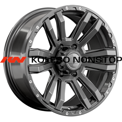 LS 9x18/6x139,7 ET15 D106,1 1339 GM (конус, Колпак+лого)