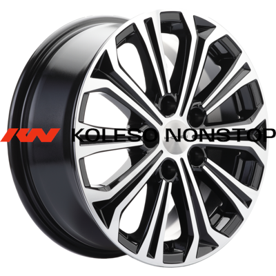 Khomen Wheels 6,5x16/5x110 ET45 D67,1 KHW1610 (DFM 580) Black-FP