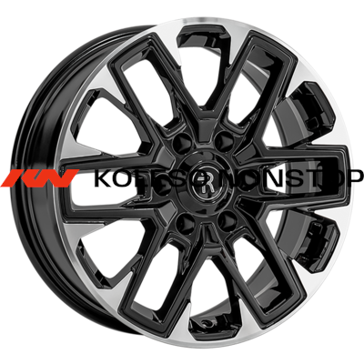 Replay 7x18/6x114,3 ET45 D66,1 DF5 BKF (конус, C570)