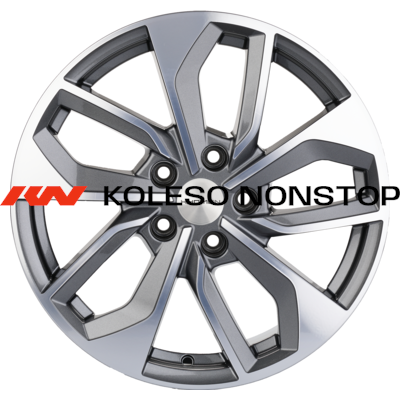 Khomen Wheels 7x17/5x114,3 ET45 D67,1 KHW1703 (CX-5/i40/X-Trail) Gray-FP