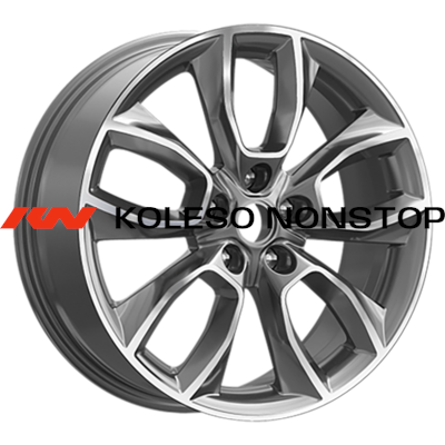 Premium Series 7x18/5x114,3 ET45 D66,1 КР001 (X-Trail T32) Diamond Gloss Graphite