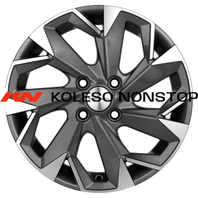 Khomen Wheels 6x15/4x100 ET45 D56,6 KHW1508 (Nexia) Gray-FP