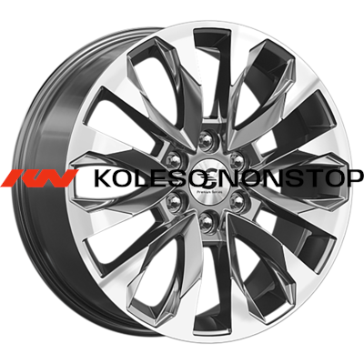 Premium Series 8x20/6x139,7 ET55 D100,1 КР007 (TANK 700) Diamond Gloss Graphite