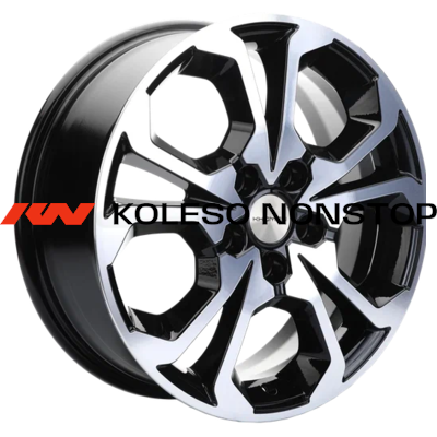 Khomen Wheels 7x17/5x108 ET33 D60,1 KHW1711 (Chery tiggo 7/7pro) Black-FP