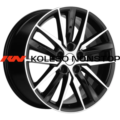 Khomen Wheels 8x18/5x112 ET39 D66,6 KHW1807 (A6/Q5) Black-FP