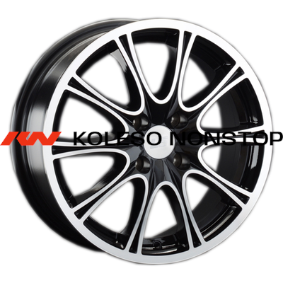 LS 6x15/4x100 ET40 D60,1 842 BKF (конус, Колпак+лого)