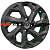 Khomen Wheels 5,5x14/4x100 ET43 D60,1 KHW1402 (Corolla/X-RAY/Logan) Gray