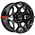 LS FlowForming 9x18/6x114,3 ET25 D67,1 RC68 BKS (конус, Колпак+лого)
