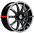 Khomen Wheels 6,5x17/4x100 ET41 D60,1 KHW1707 (Lada X-Ray) Black-FP