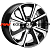 Khomen Wheels 6x15/4x98 ET36 D58,6 KHW1501 (Lada Granta) Black-FP