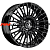 LS Forged 8,5x21/5x120 ET43,5 D72,6 LS FG25 BK (конус, Колпак+лого)