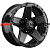LS 8x17/6x139,7 ET30 D100,1 1284 BK (конус, Колпак+лого)