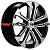 Khomen Wheels 7x18/5x114,3 ET50 D54,1 KHW1803 (Coolray) Black-FP
