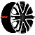 Khomen Wheels 7,5x18/6x139,7 ET45 D93,1 KHW1805 (Mazda BT50) Black-FP