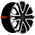 Khomen Wheels 7,5x18/6x139,7 ET45 D93,1 KHW1805 (Mazda BT50) Black-FP