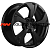 Khomen Wheels 7x17/5x108 ET33 D60,1 KHW1724 (Exeed LX) Black