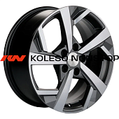 Khomen Wheels 7x17/5x110 ET45 D67,1 KHW1712 (DFM580) Black
