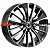 K&K 6,5x17/5x108 ET45 D67,1 Flanker (КС751) Алмаз черный
