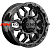 LS 8x17/5x150 ET45 D110,1 1285 BK (конус, Колпак+лого)