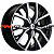 Khomen Wheels 7x18/5x114,3 ET50 D54,1 KHW1806 (Coolray) Black-FP