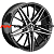 LS FlowForming 8x20/5x120 ET45 D72,6 RC76 BKF (конус, Колпак+лого)