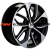 Khomen Wheels 7x17/5x108 ET40 D54,1 KHW1703 (Москвич 3) Black-FP