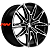 Khomen Wheels 9,5x21/5x112 ET37 D66,6 KHW2105 (X5/X6/X7осн.) Black-FP