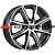 K&K 7x17/5x108 ET43 D67,1 Арнар (КС896) Алмаз черный