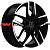 Khomen Wheels 6,5x17/5x108 ET33 D67,1 KHW1708 (Chery tigo 7pro) Black-FP