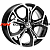 Khomen Wheels 7x17/5x108 ET43 D65,1 KHW1702 (DFM AX 7) Black-FP