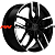Khomen Wheels 6,5x17/5x108 ET43 D65,1 KHW1708 (DFM AX 7) Black-FP