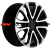 Khomen Wheels 7,5x18/6x139,7 ET30 D106,1 KHW1805 (JAC T6 Pickup) Black