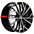 Khomen Wheels 7x17/5x114,3 ET45 D66,1 KHW1717 (Teana/X-trail) Black-FP