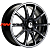 Khomen Wheels 6,5x17/4x100 ET44 D54,1 KHW1707 (KIA Rio I/II Solaris I/II) Black-FP
