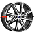 K&K 6x15/4x100 ET40 D67,1 Арнар (КС890) Алмаз черный SK