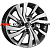 K&K 6x16/4x100 ET41 D60,15 Fenix (X-Ray) (КС734) Антрацит-алмаз