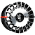 INCH 8x18/5x112 ET40 D66,56 ULF-R24 Black Machine Face (ZJH) FlowForming