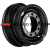 Kronprinz/Accuride 12x21/10x286 ET120 D222 M28DS37 Black (4310-3101012) (12 мм) КАМАЗ-4310 3 000 кг