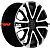 Khomen Wheels 7,5x18/6x139,7 ET38 D100,1 KHW1805 (Haval H5/Great Wall Hover H3/H5) Black-FP