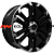 Khomen Wheels 7,5x18/6x139,7 ET45 D93,1 KHW1817 (Mazda BT50) Black-FP