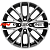 Khomen Wheels 6x15/4x100 ET46 D54,1 KHW1506 (Rio II) Black-FP
