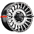 LS FlowForming 8x17/6x139,7 ET36 D100,1 RC95 BKSF (конус, Колпак+лого)