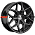 LS 8x17/6x139,7 ET36 D100,1 1303 BK (конус, Колпак+лого)