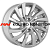 K&K 6x15/4x100 ET46 D54,1 КС882 Сильвер