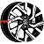 K&K 6x15/4x100 ET37 D60,1 КС1030 Алмаз черный
